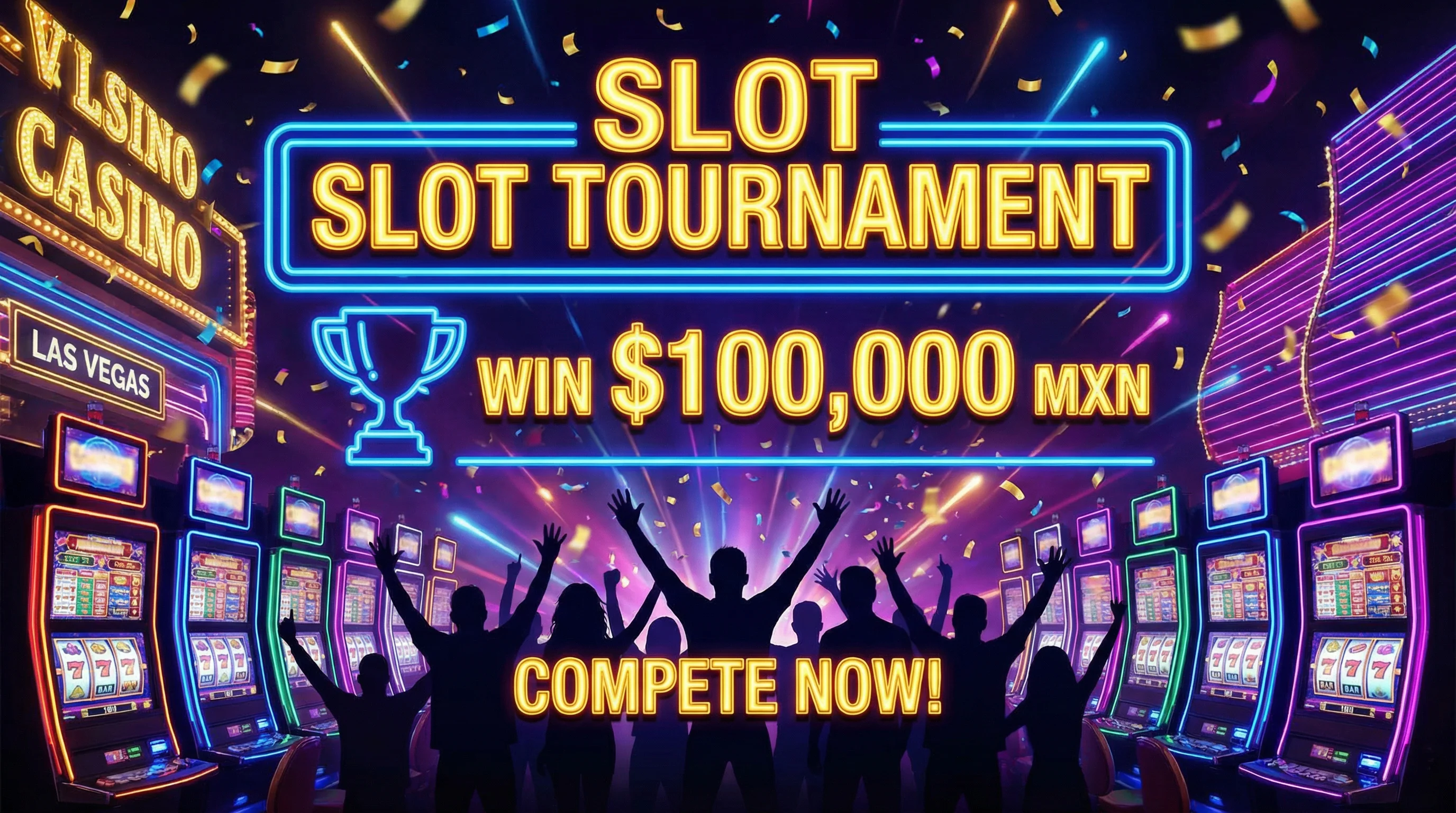 Torneo de tragamonedas con premio de $100,000 MXN